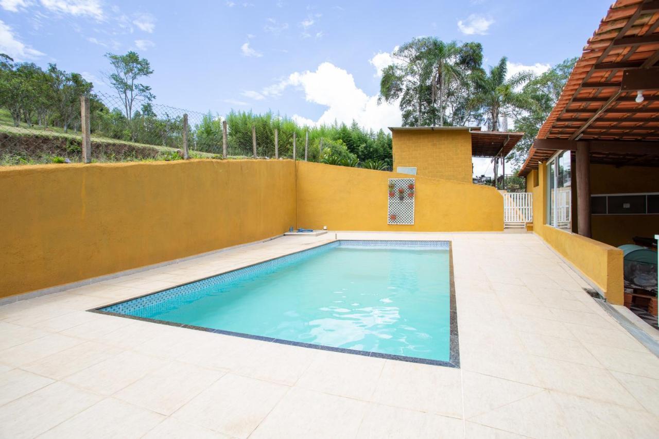 Chacara C Piscina Churrasqueira E Wi-Fi Em Ibiúna Zewnętrze zdjęcie